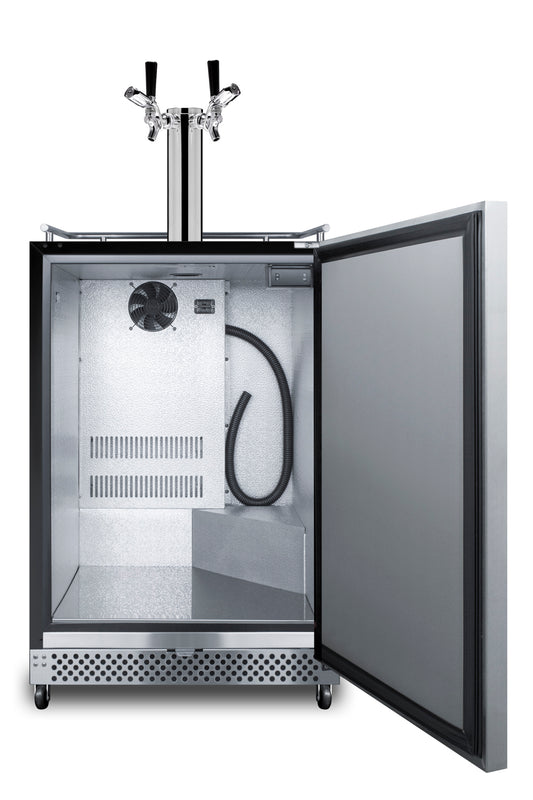 "Summit" 24" Wide Built-In Outdoor Kegerator with TapLocks
