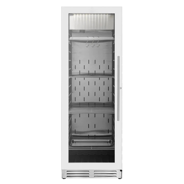 "Kingsbottle" Glass Door Upright Steak Ager Refrigerator : KBU180SA-SS RHH