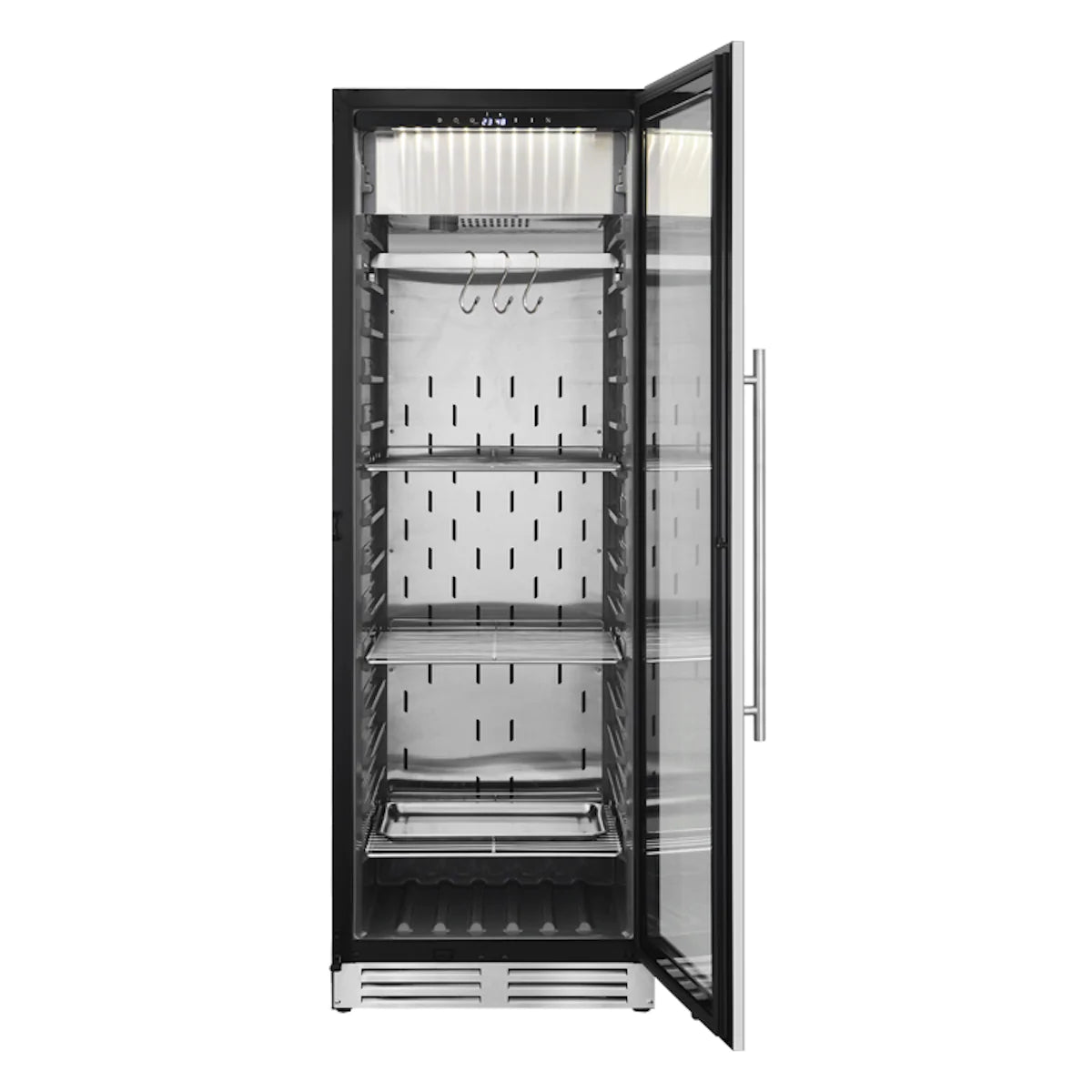 "Kingsbottle" Glass Door Upright Steak Ager Refrigerator : KBU180SA-SS LHH