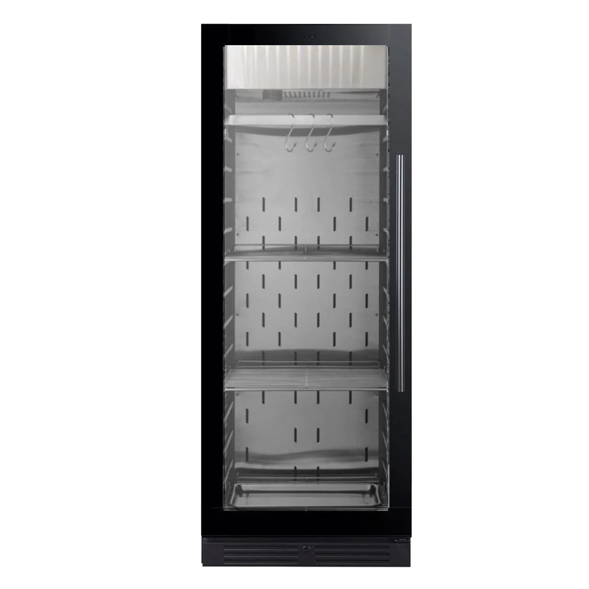 "Kingsbottle" Glass Door Upright Steak Ager Refrigerator : KBU180SA-SS RHH